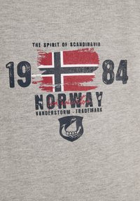 Jan Vanderstorm KURZER EDIN SET - Nachtwäsche Set - grau melange