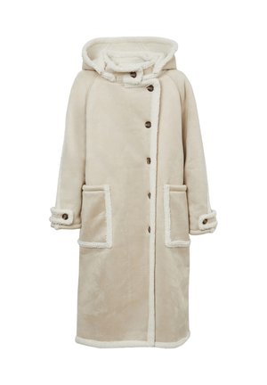 CON CAPPUCCIO - Winter coat - sabbia