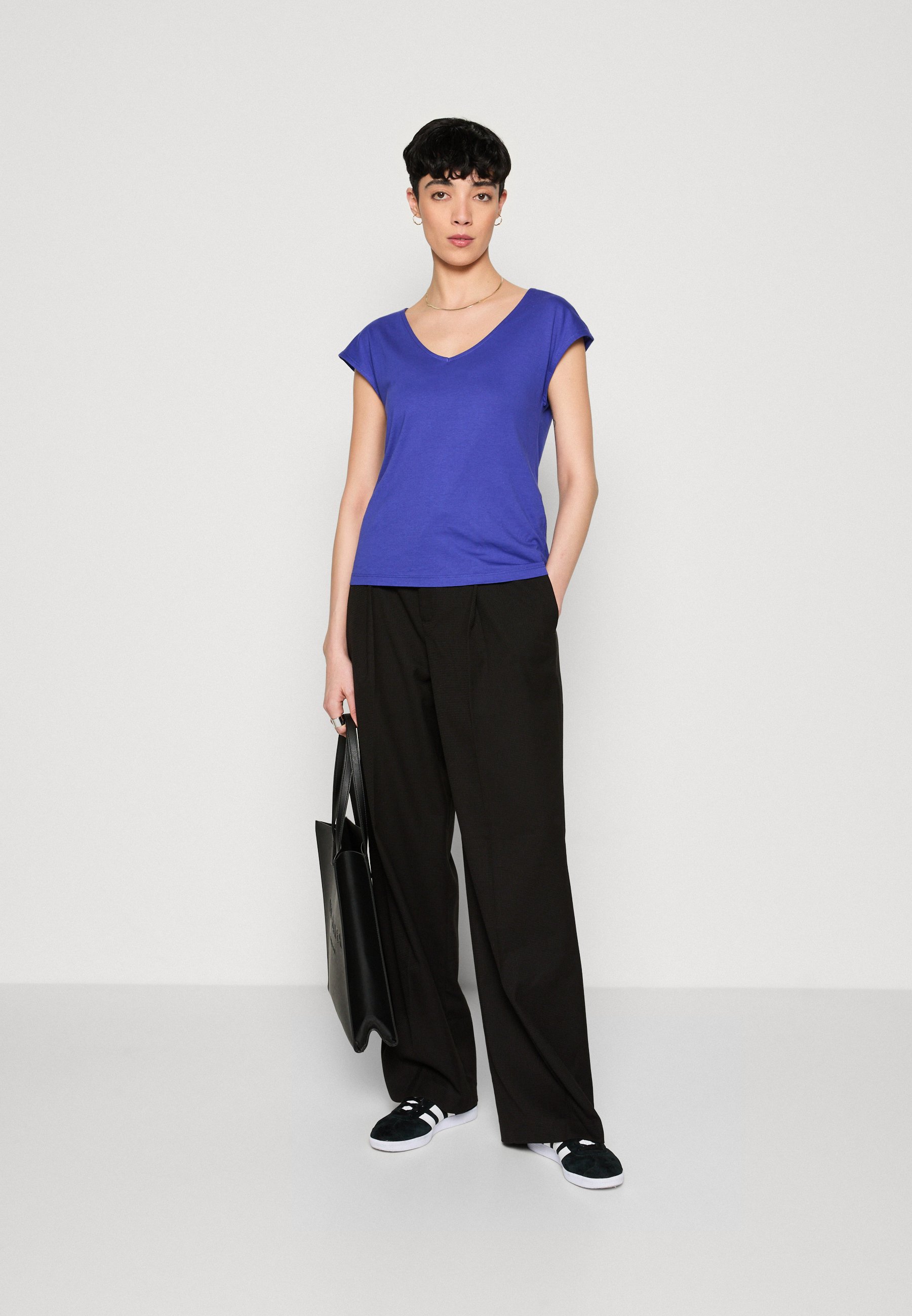 売れ筋商品|||アンナ フィールド Tシャツ レディース トップス Basic T-shirt - clematis blue Anna Field by Zalando T-Shirt basic - clematis blue/blau