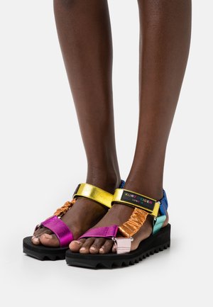 Kurt Geiger London ORION - Sandalen met sleehak - multi-coloured