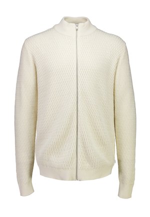ZIP THROUGH STRUCTURE - Vest - ecru