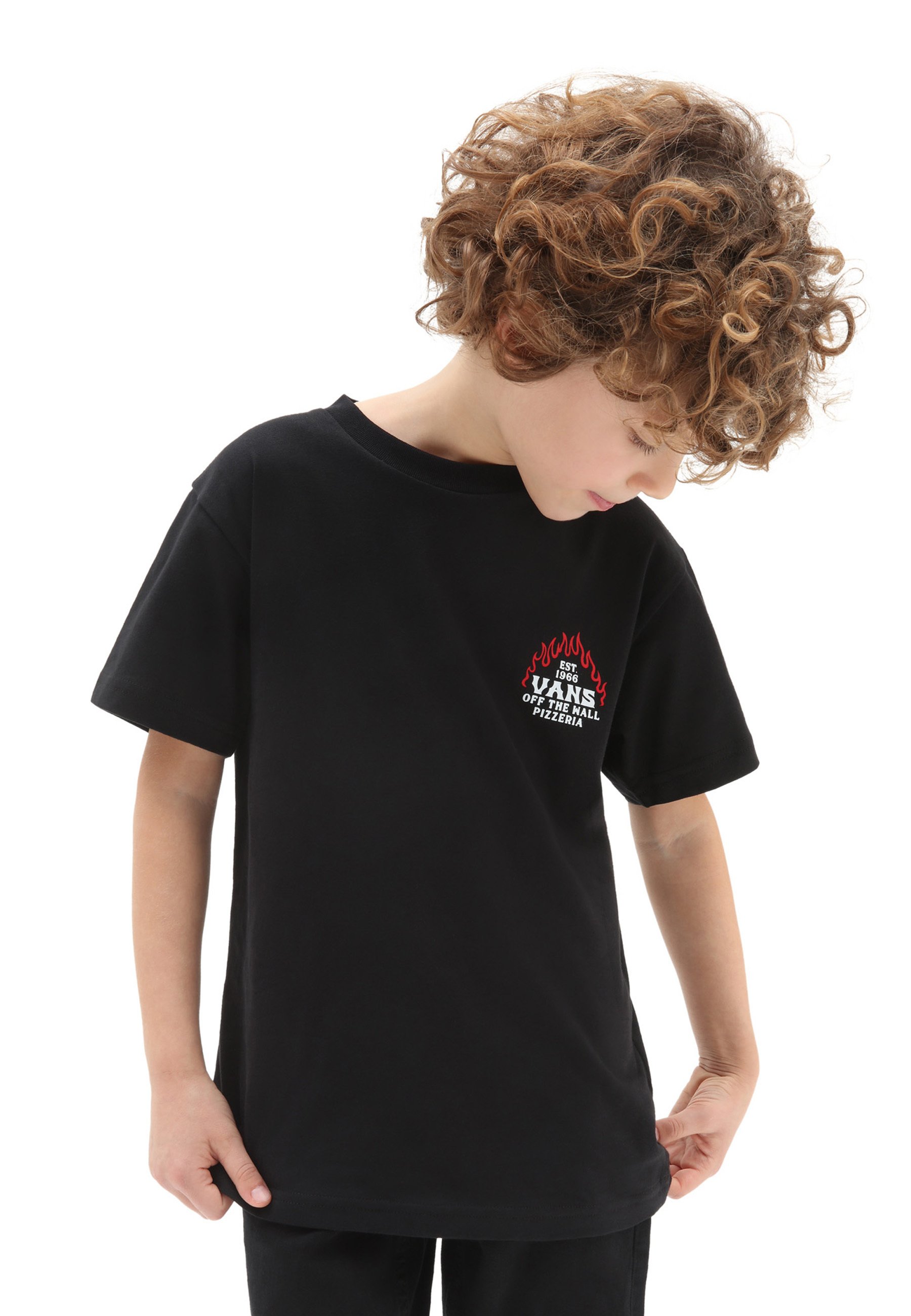 Vans VANS PIZZERIA SS TEE - T-shirt print - black/zwart - Zalando.nl