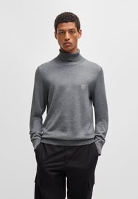 BOSS AKIRO - Pulover - light pastel grey