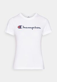 ICONS CREWNECK WITH LARGE LOGO - T-shirt con stampa - white