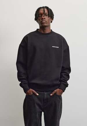 Pegador, PEGADOR STRUCTURED OVERSIZED SWEATER TATE - Sweatshirt - washed black