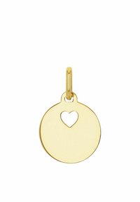 amor COIN HEART - Ciondolo - gold coloured