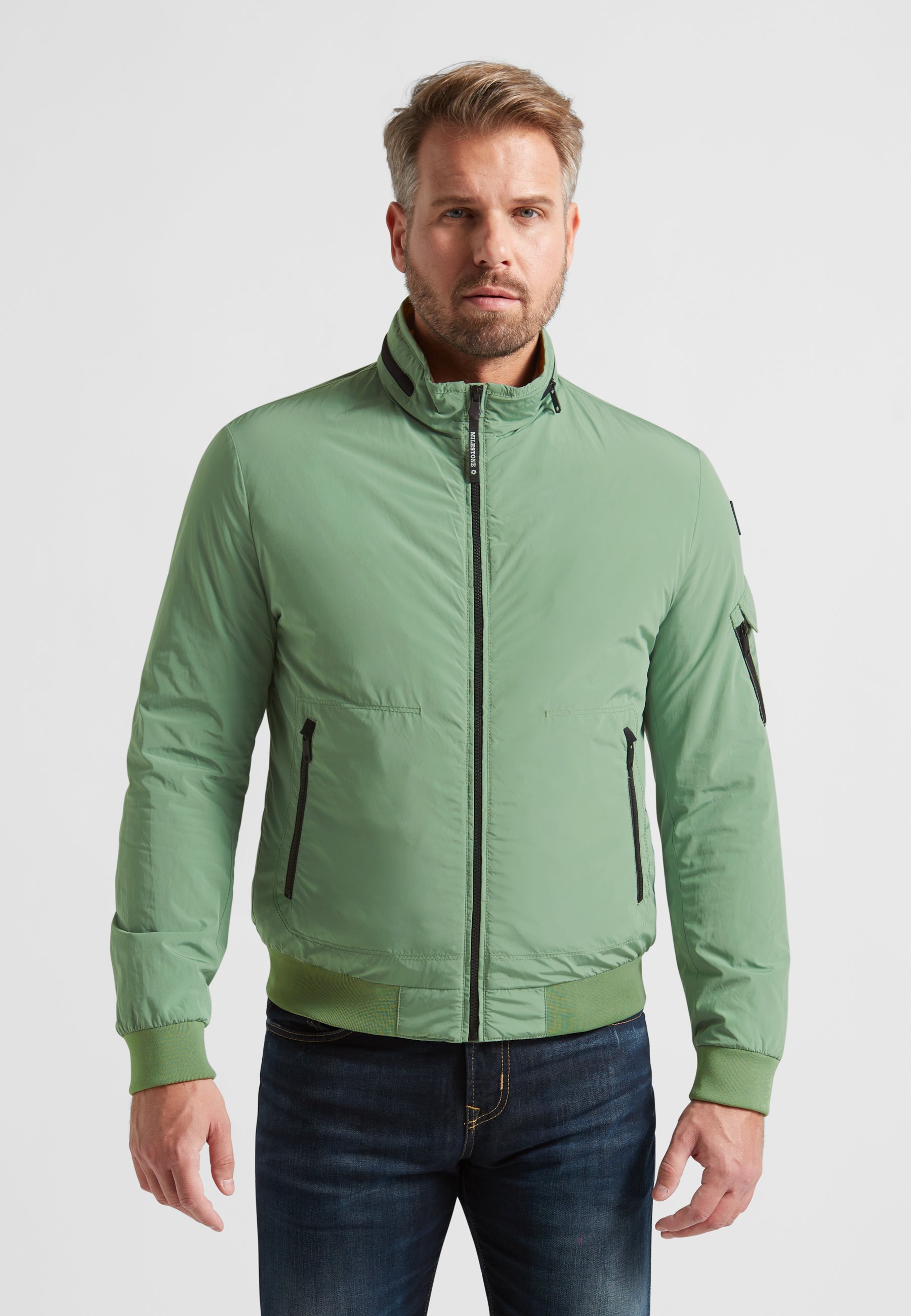 Milestone MSALBANY - Bomberjacke - hellgrün - Zalando.de 