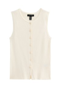 BUTTON UP - Väst - cream