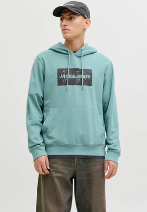 Hoodie - mineral blue