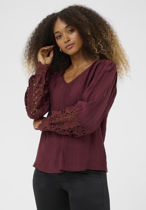 TINA - Bluse - zinfandel