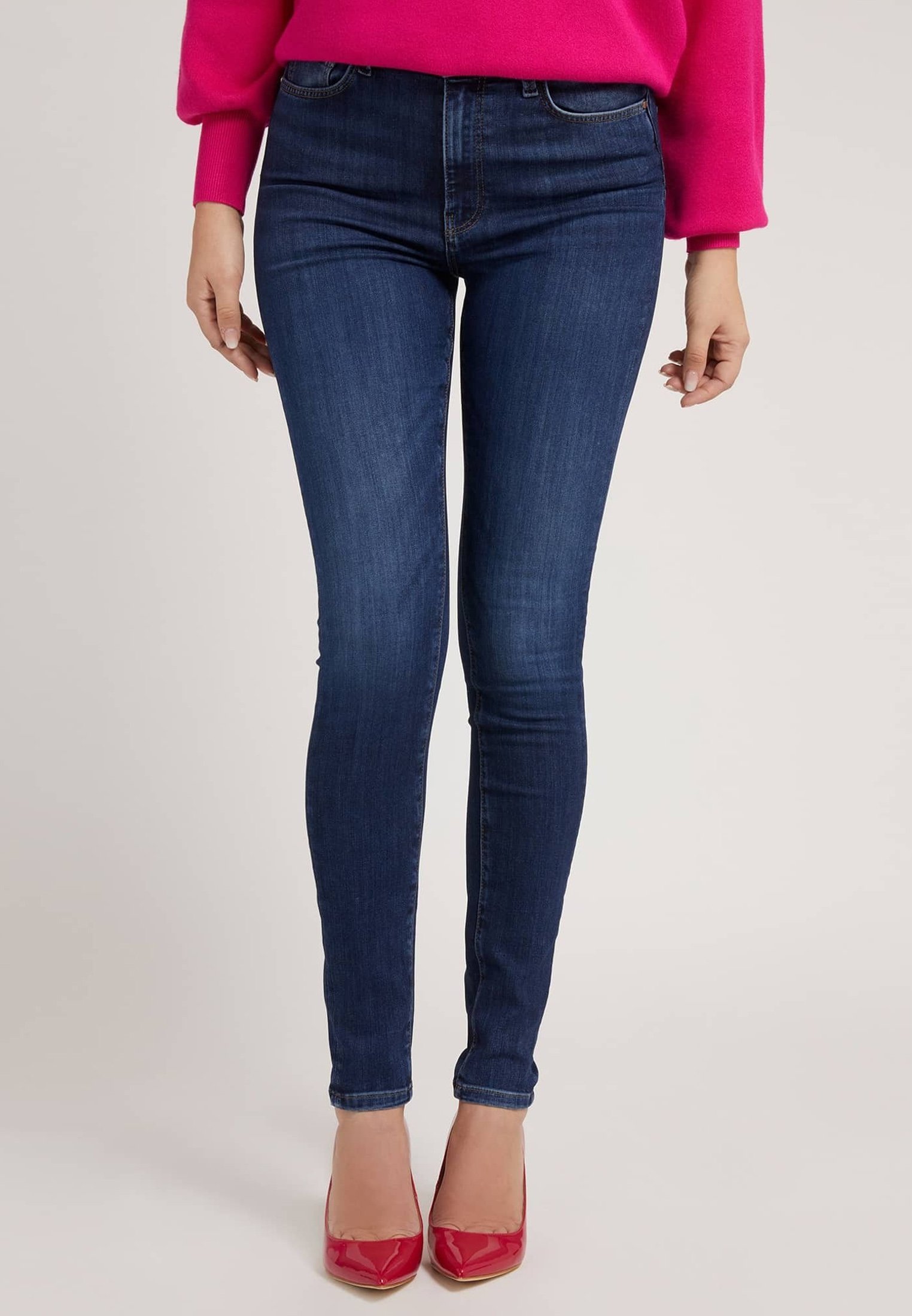 Jeans Skinny Azul Medio | Jeans Guess Mujer - FASTECHINDIA