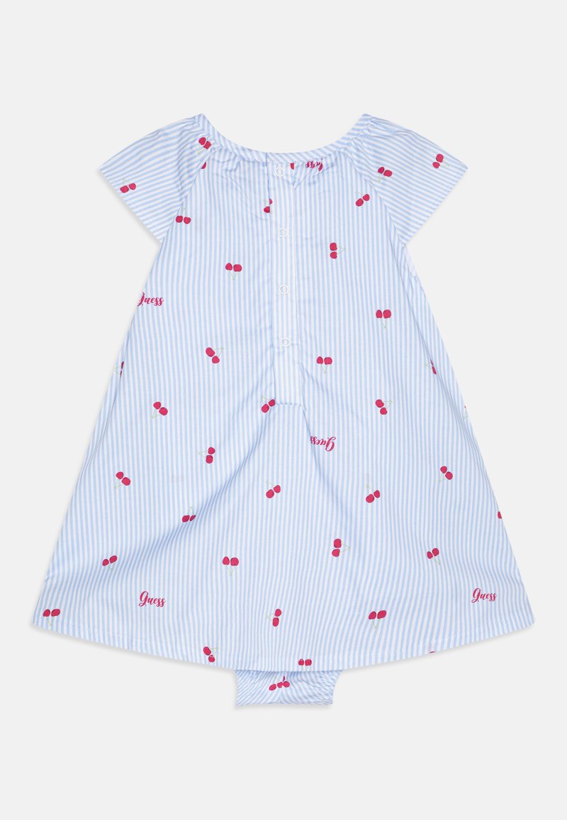Guess BABY DRESS Vestido informal white/azul claro