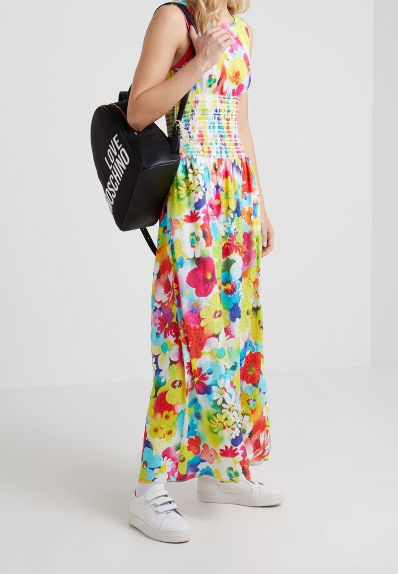chinese dress ladies BOUTIQUE MOSCHINO-Maxi Polka Dot Dress – Elilhaam