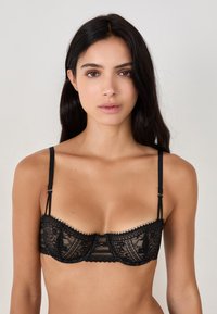 Etam Reggiseno a balconcino - black