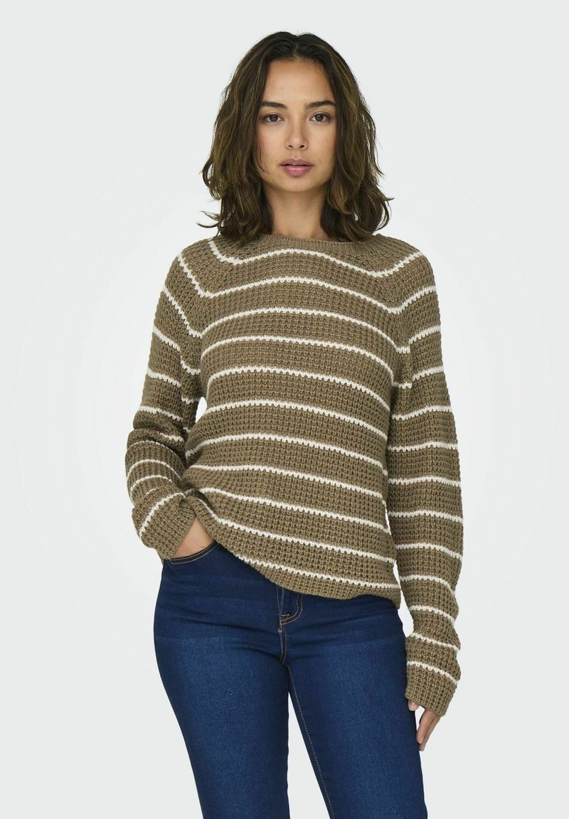 JDY JDYELLEN ONECK RAGLAN - Jersey de punto - malt ball