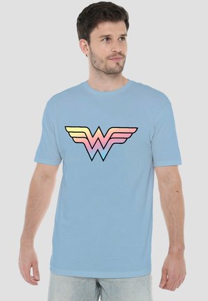 Cotton Soul, Print T-shirt - light blue