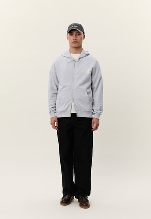 ZIPPER HOOD - Tröja med dragkedja - gray dawn blue