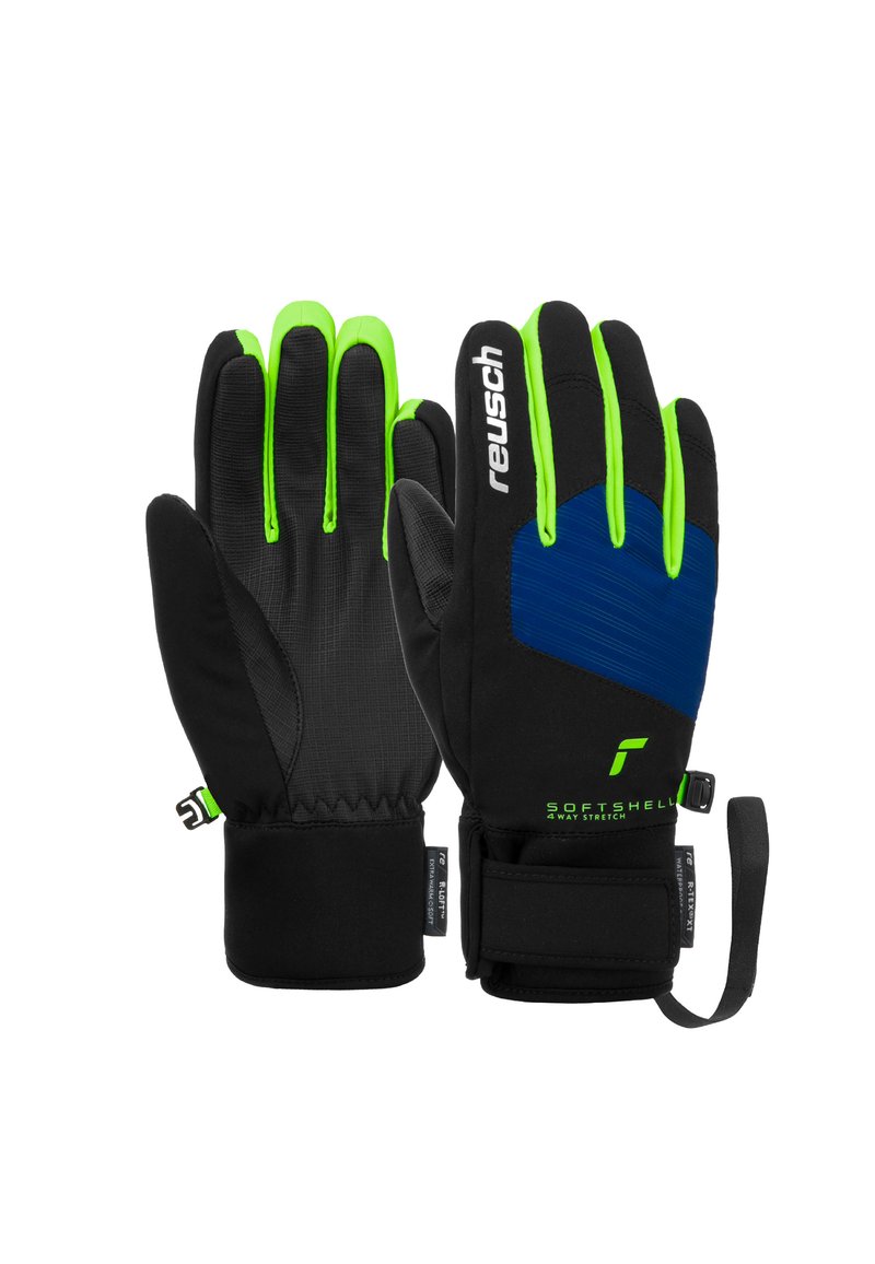 Reusch FINGERHAND SIMON  - Fingerhandschuh - black surf the web ne