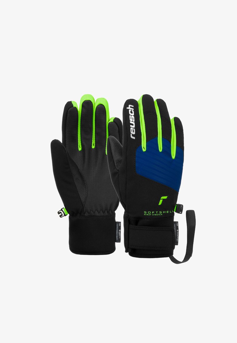 Reusch FINGERHAND SIMON - Fingerhandschuh - black surf the web ne