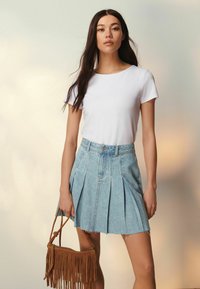 Next REGULAR FIT - Minijupe - mid blue