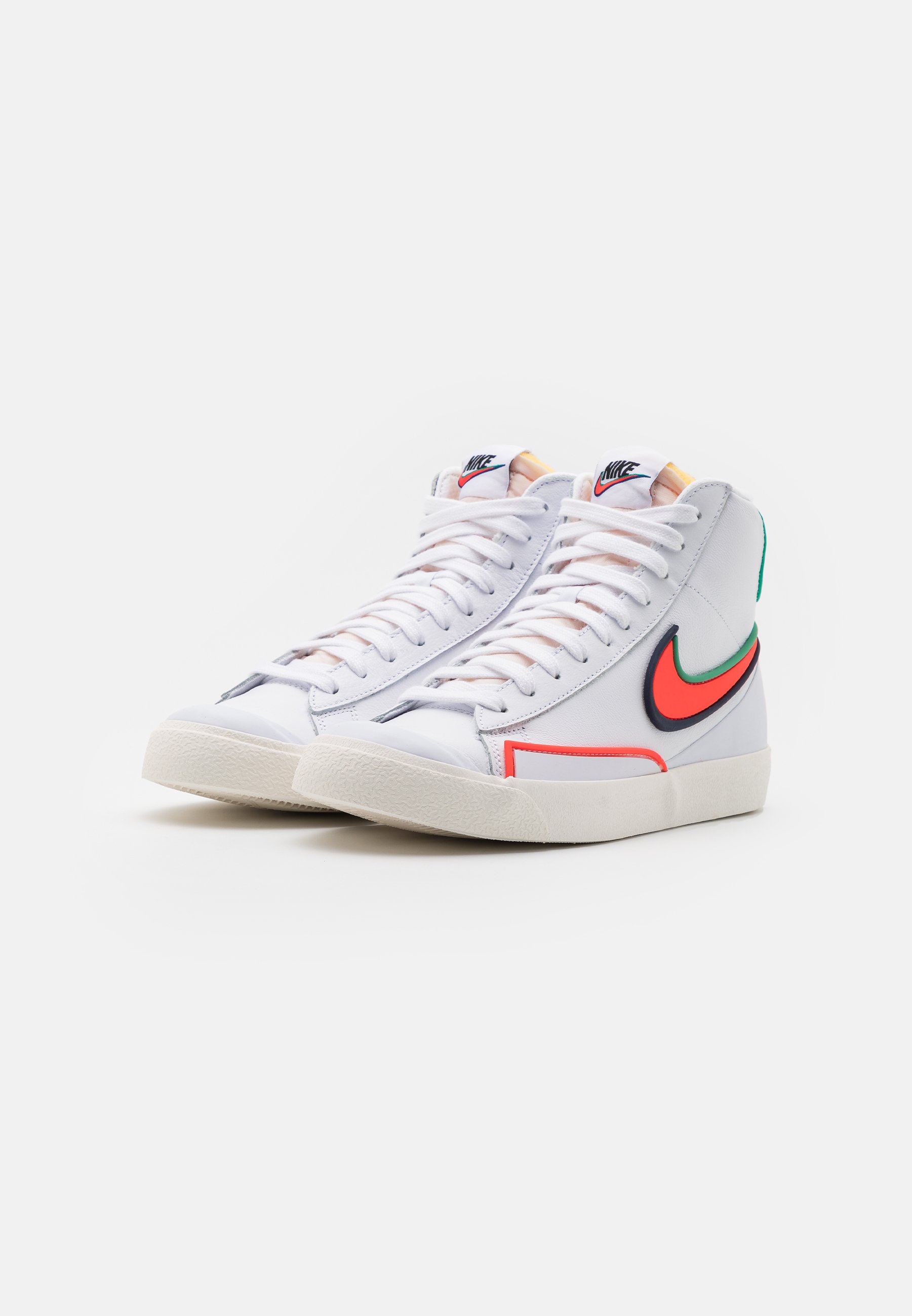 Nike Sportswear BLAZER MID '77 INFINITE - Zapatillas altas - white/bright  crimson/blue void/blanco - Zalando.es