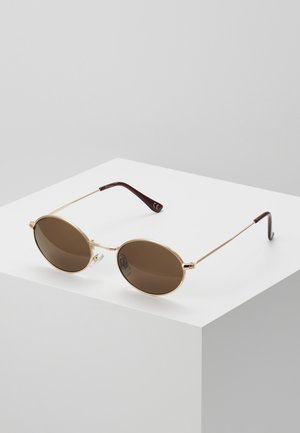 Sonnenbrille - gold/brown lens