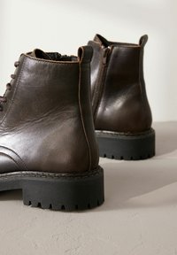 Next REGULAR FIT - Bottines à plateau - chocolate brown
