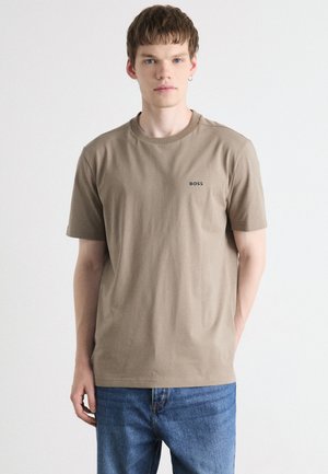 BOSS TEE - Basic T-shirt - light/pastel green