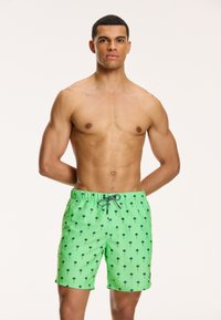 Shiwi REGULAR FIT PALM - Șorturi de baie - new neon green