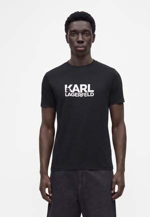 KARL LAGERFELD, Tričko s potlačou - dark blue