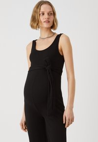 ONLY MATERNITY OLMTRILLIE CULOTTE BELT - Jumpsuit - black