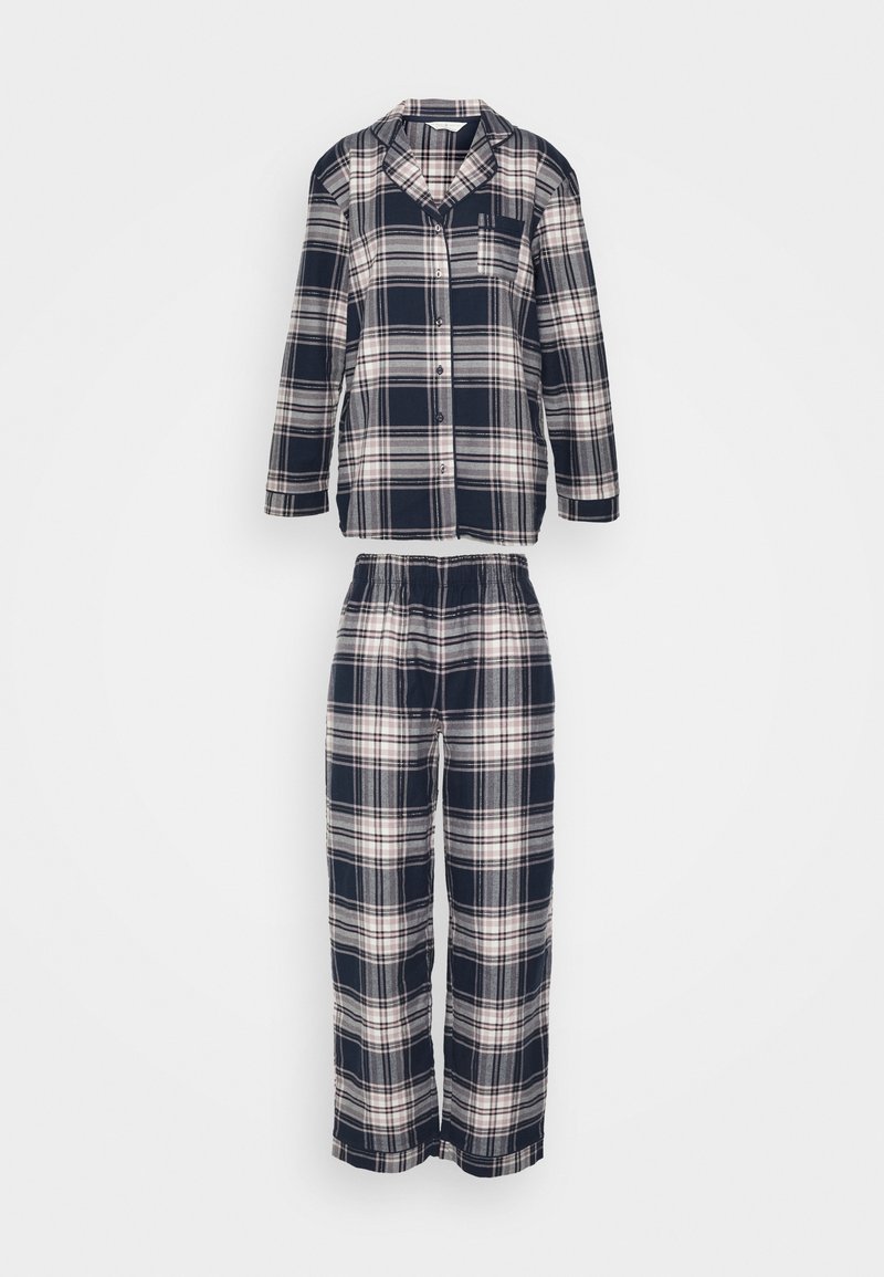 Damen Nachthemden | Marks & Spencer CHECK REVERE Pyjama navy mix/dunkelblau - PY02817 Damen Nachthemden | Marks & Spencer CHECK REVERE Pyjama navy mix/dunkelblau - PY02817