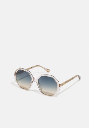 SUNGLASS KID UNISEX - Lunettes de soleil - nude/green