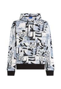 RELAXED ALL-OVER MONOGRAM - Sweatshirt com capuz - urban texture aop