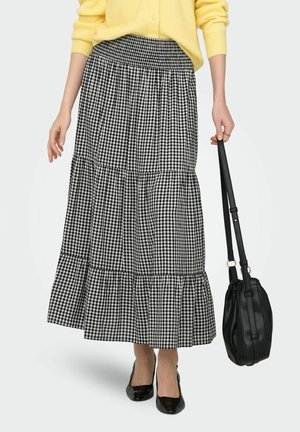 JDY ROCK JDYLUCAS ROCK LANGER ROCK - Jupe longue - black