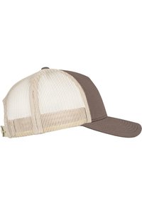 Flexfit TRUCKER 5-PANEL RETRO 2-TONE  - Šiltovka - brn/khaki