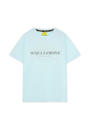 T-shirt med print - aqua