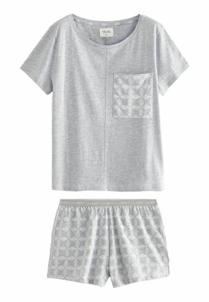 SHORT SLEEVE SET - Set lenjerie de noapte - grey geo