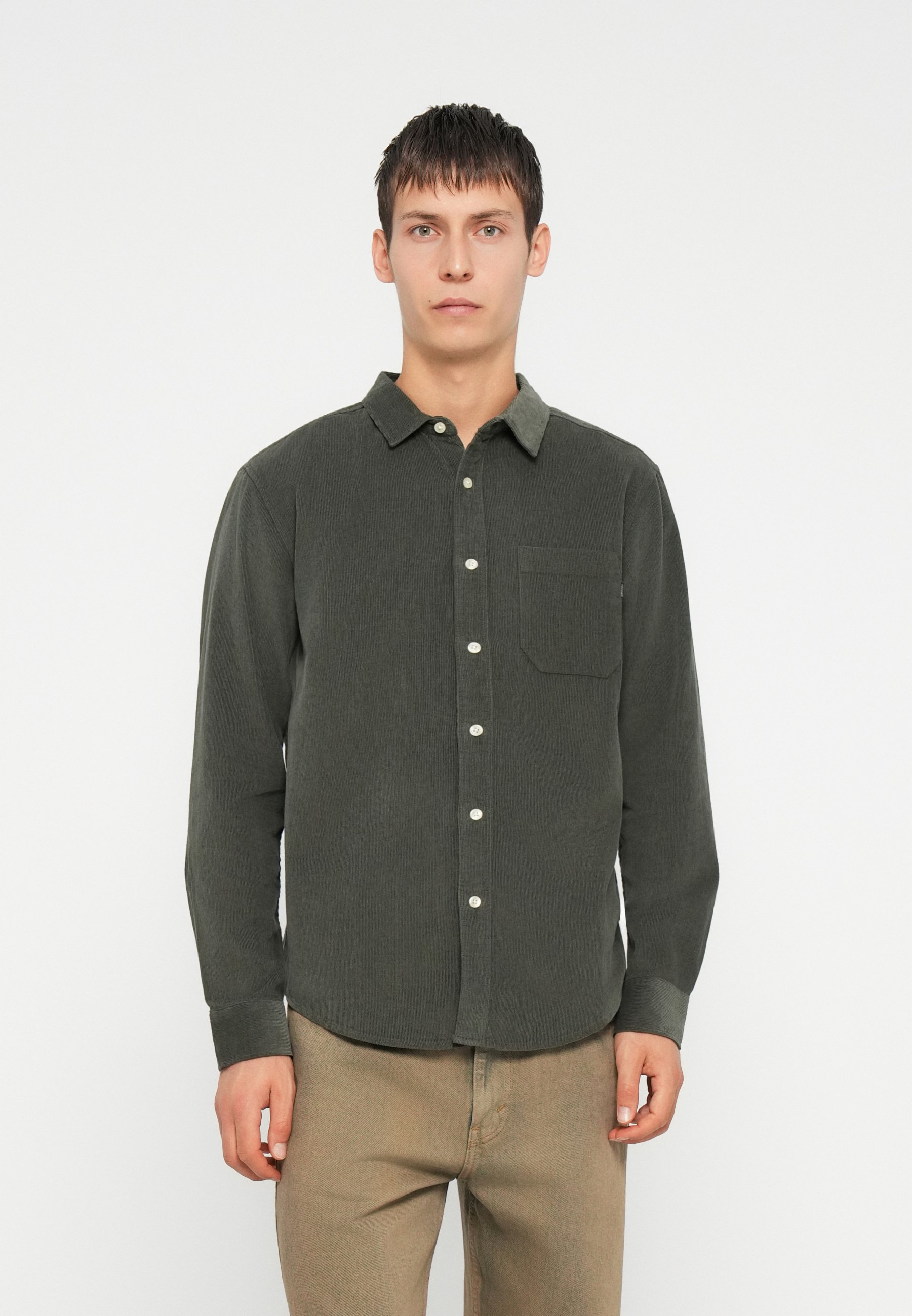 Chemise Boutonnée Dockers Pour Homme - Taille L, Manches Longues - Occasion Très Bon état
