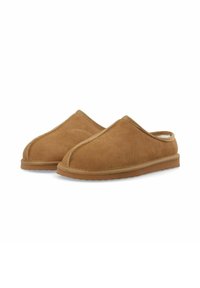 Bianco BIASNOWMAN - Pantofole - cognac