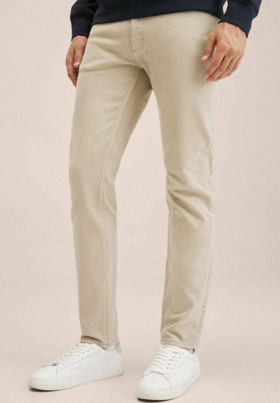 Kam Taglia Grande da Uomo Scuro Lavare Elasticizzato Jeans Moda