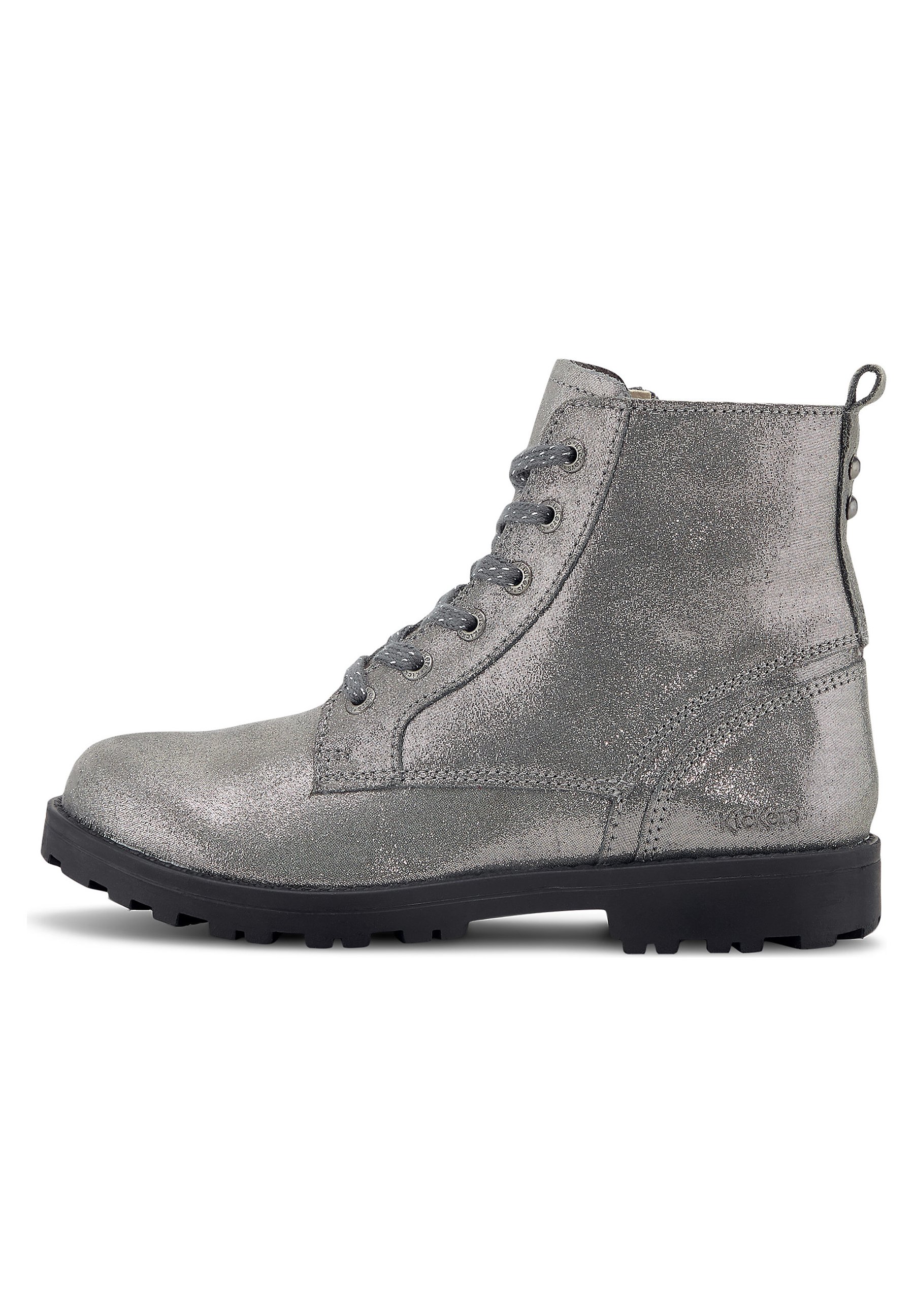 Kickers GROOKE - Schnürstiefelette - silber/grau Kickers GROOKE - Schnürstiefelette - silber/grau