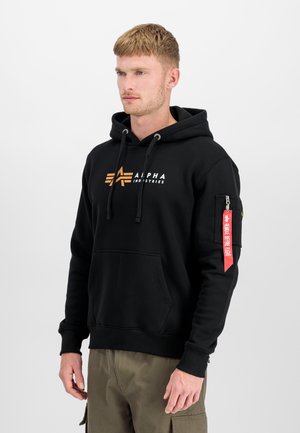 Alpha Industries, UNISEX - Kapuutsiga pusa - black