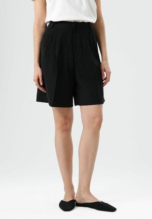 HIGH WAIST - Short - black