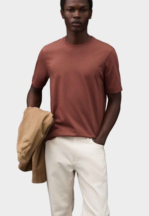 Autograph, T-shirts basic - redwood