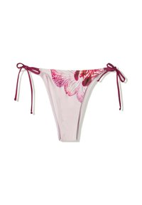 Bershka FLORAL - Bikinialaosa - light pink