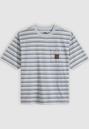 Levi's® Workwear, WORKWEAR TEE UNISEX - T-Shirt print - heather grey/offwhite