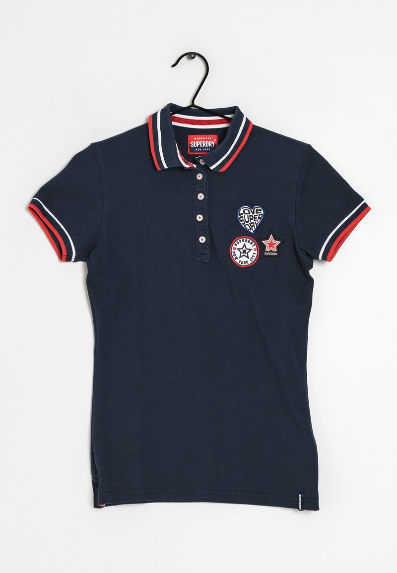 Superdry Piké blue/blå (Preowned) Zalando.se