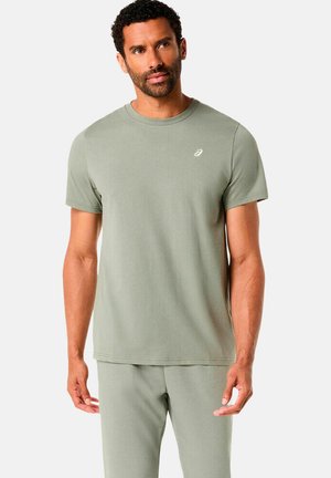 LAUF SPIRAL EMBROIDERY - T-shirt basic - lichen green