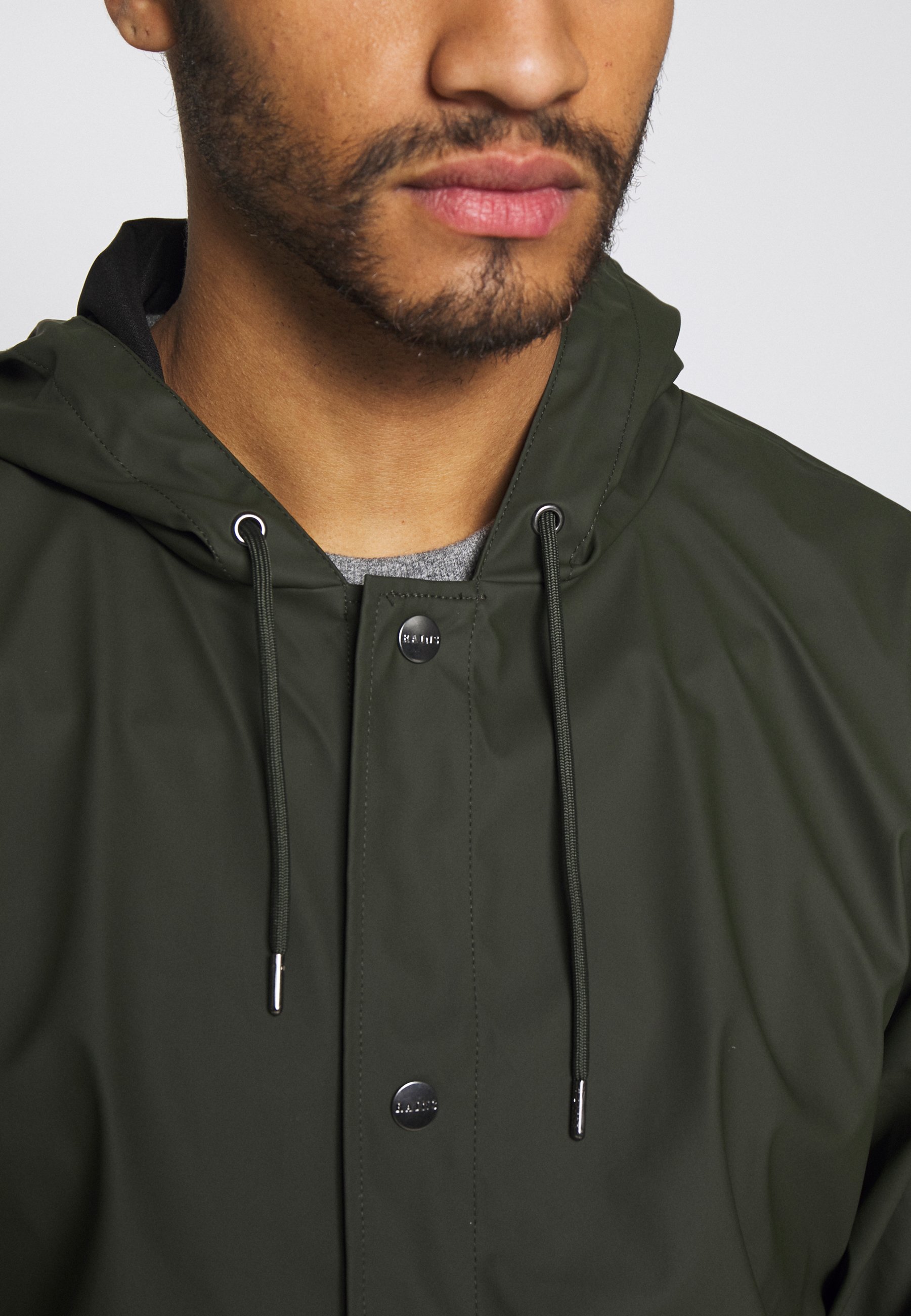 Men SHORT HOODED COAT UNISEX - Waterproof jacket Men SHORT HOODED COAT UNISEX - Waterproof jacket